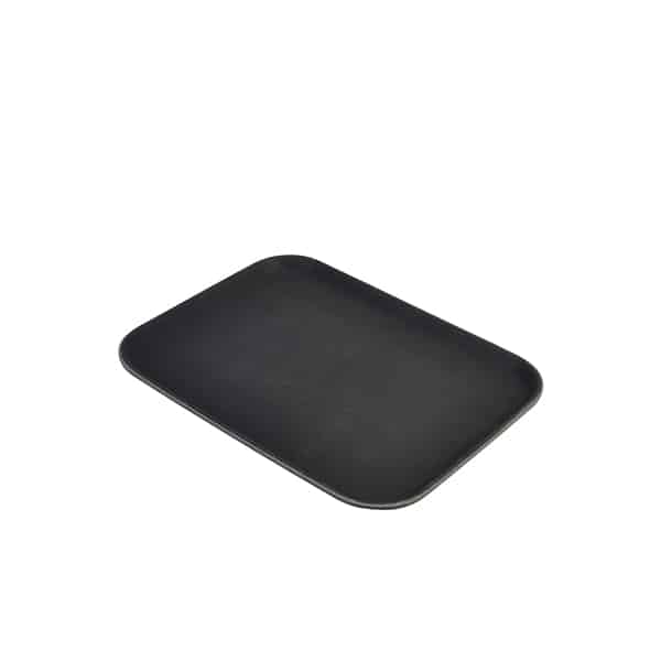 Gengrip 12" x 16" Rect. Non-Slip Tray Black