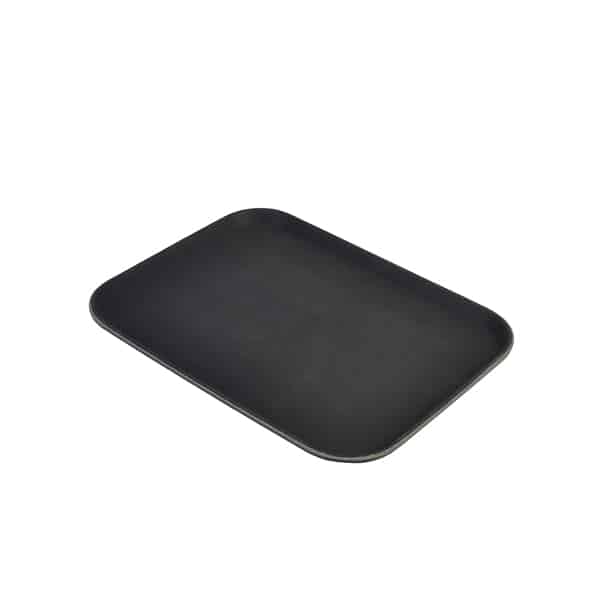 Gengrip 14" x 18" Rect. Non-Slip Tray Black