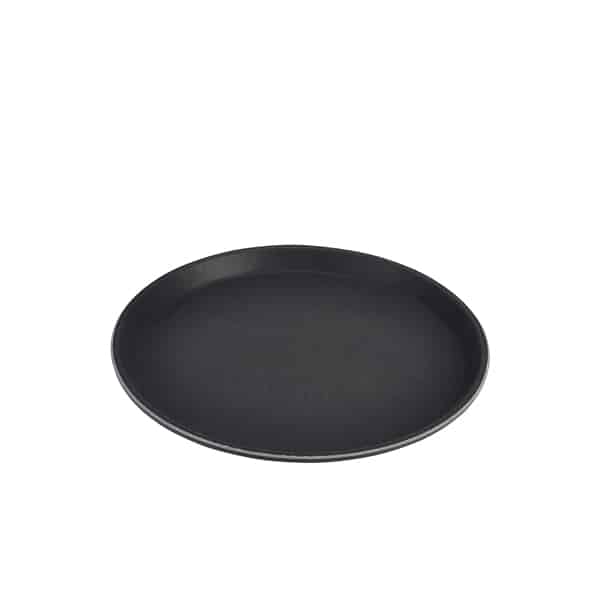 Gengrip 16" Round Non-Slip Tray Black