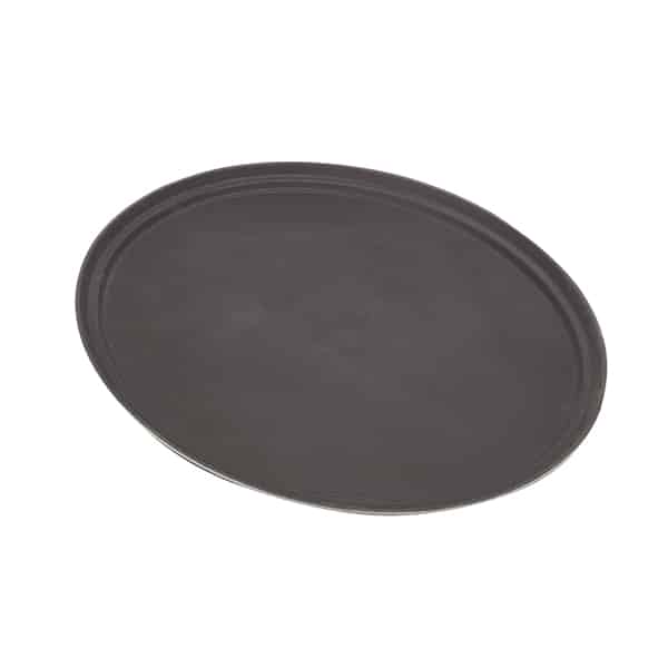 Gengrip 27" Oval Non-Slip Tray Black