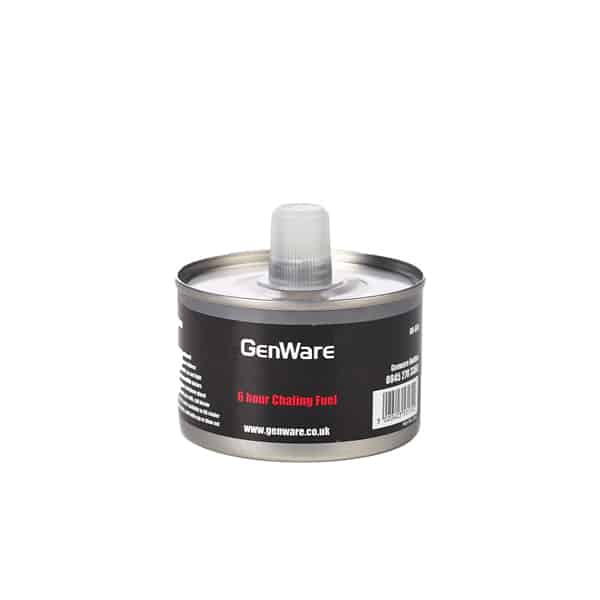 Gen-Heat DEG Adj Heat Chafing Fuel 6 Hour Can - Pack of 24