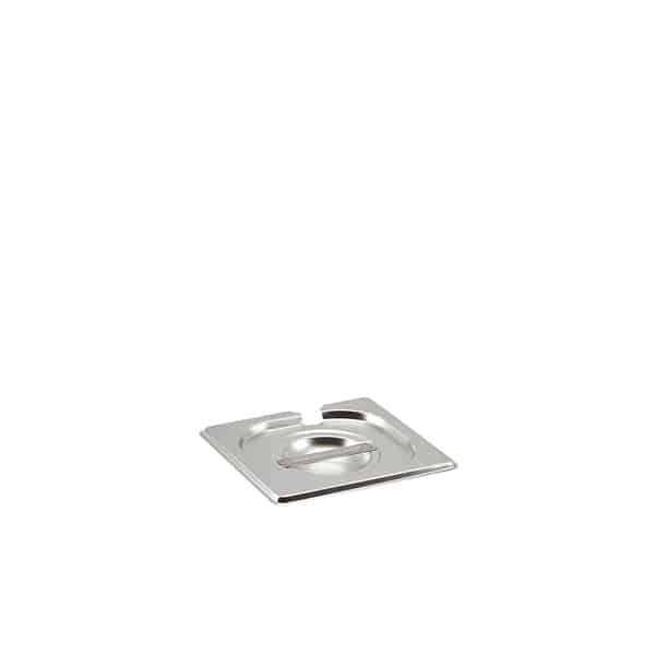 St/St Gastronorm Pan Notched Lid 1/6 - Pack of 1 1 St/St Gastronorm Pan Notched Lid 1/6 - Pack of 1