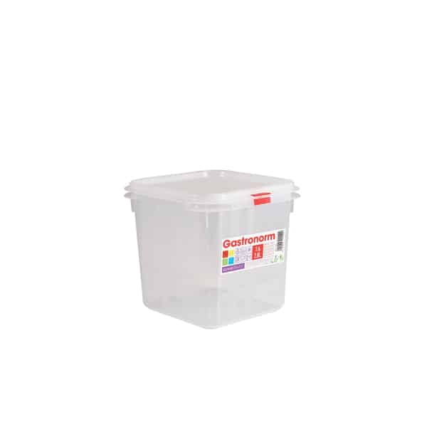 GenWare Clear Polypropylene Container GN1/6 150mm - Pack of 12