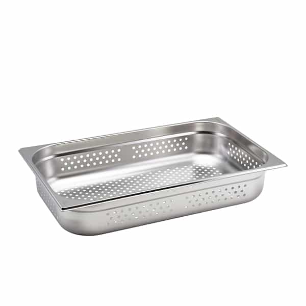 Perforated St/St Gastronorm Pan 1/1 - 100mm Deep
