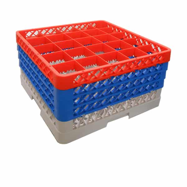 Genware 25 Comp Glass Rack With 4 Extenders