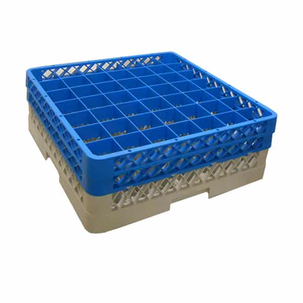 Genware 49 Comp Glass Rack With 2 Extenders - Pack of 1 1 Genware 49 Comp Glass Rack With 2 Extenders - Pack of 1