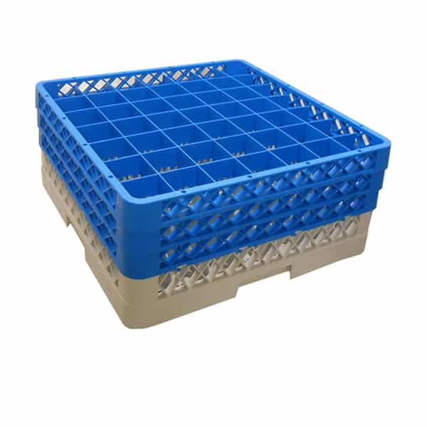 Genware 49 Comp Glass Rack With 3 Extenders