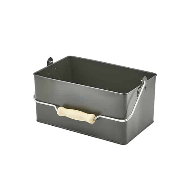 Rectangular Table Caddy 24.5 x 15.5 x 12.5cm Dark Olive