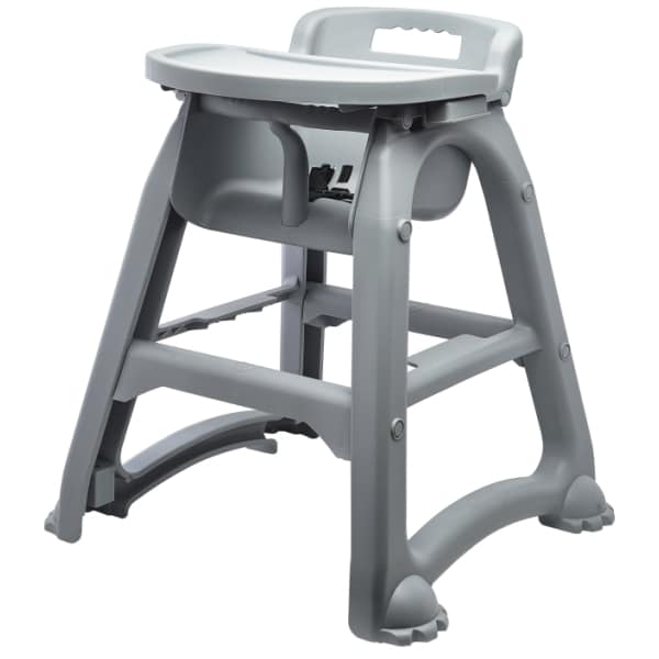 GenWare Grey PP Stackable High Chair - Pack of 1 2 GenWare Grey PP Stackable High Chair - Pack of 1 - Image 2