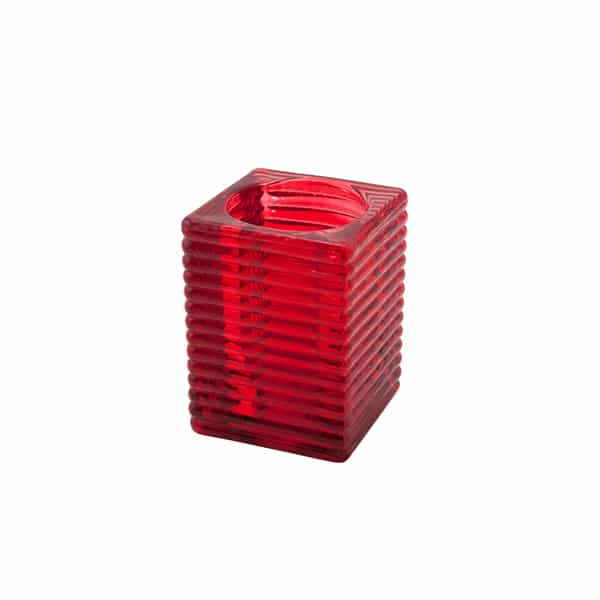 Highlight' Candle Holder Red - Pack of 6