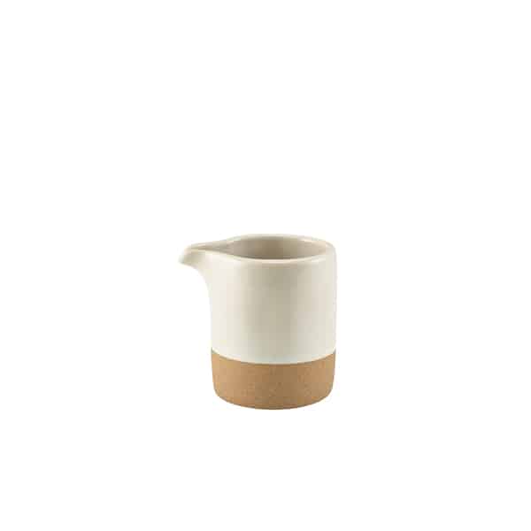 GenWare Kava White Stoneware Jug 9cl/ 3.2oz - Pack of 12