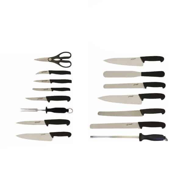 15 Piece Knife Set + Knife Case 1 15 Piece Knife Set + Knife Case