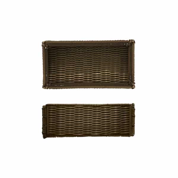 Foldable Polywicker GN 1/3 Basket 32.5 x 17.6 x 10cm 1 Foldable Polywicker GN 1/3 Basket 32.5 x 17.6 x 10cm