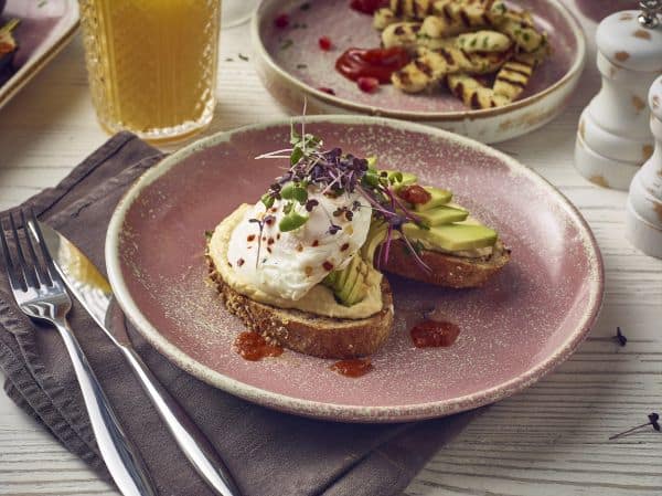 Terra Porcelain Rose Coupe Plate 19cm - Pack of 6 2 Terra Porcelain Rose Coupe Plate 19cm - Pack of 6 - Image 2