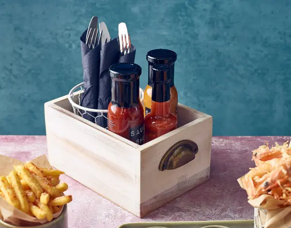 GenWare White Wash Acacia Wood Display Drawer 21.5 x 15 x 11cm - Pack of 1 2 GenWare White Wash Acacia Wood Display Drawer 21.5 x 15 x 11cm - Pack of 1 - Image 2