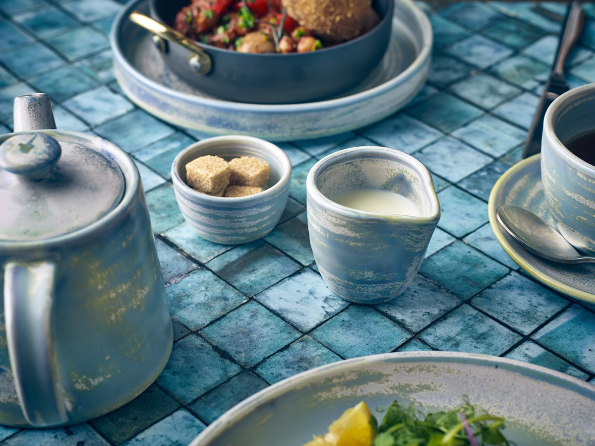 Terra Porcelain Seafoam Jug 9cl/ 3oz - Pack of 12 3 Terra Porcelain Seafoam Jug 9cl/ 3oz - Pack of 12 - Image 3