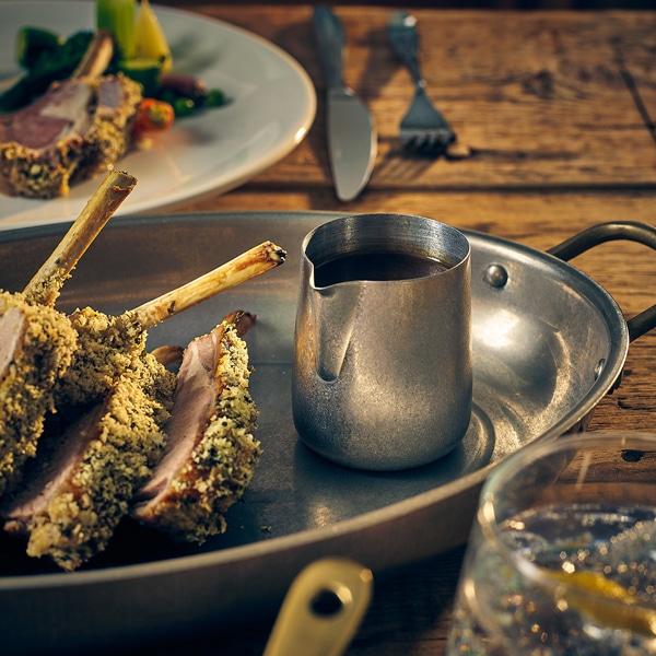 GenWare Vintage Steel Jug 15cl/ 5oz - Pack of 12 2 GenWare Vintage Steel Jug 15cl/ 5oz - Pack of 12 - Image 2