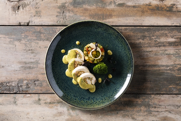 Ore Mar Gourmet Flat Plate 23cm - Pack of 12 2 Ore Mar Gourmet Flat Plate 23cm - Pack of 12 - Image 2