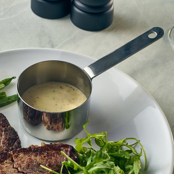 Mini Stainless Steel Saucepan 5 x 2.8cm - Pack of 6 2 Mini Stainless Steel Saucepan 5 x 2.8cm - Pack of 6 - Image 2