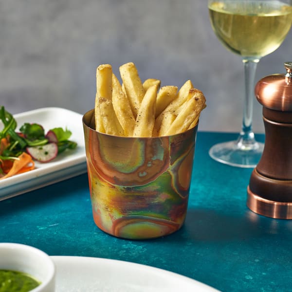 GenWare Burnt Copper Serving Cup 8.5 x 8.5cm - Pack of 12 2 GenWare Burnt Copper Serving Cup 8.5 x 8.5cm - Pack of 12 - Image 2