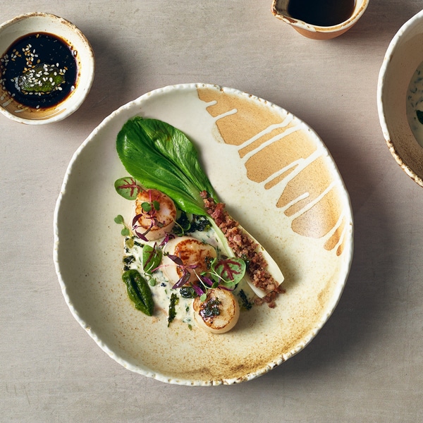 Roko Porcelain Sand Coupe Bowl 28cm - Pack of 3 2 Roko Porcelain Sand Coupe Bowl 28cm - Pack of 3 - Image 2