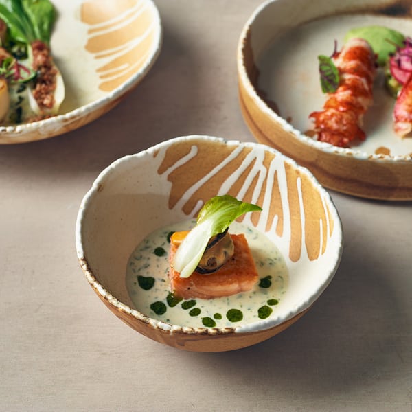 Roko Porcelain Sand Bowl 15cm - Pack of 4 2 Roko Porcelain Sand Bowl 15cm - Pack of 4 - Image 2