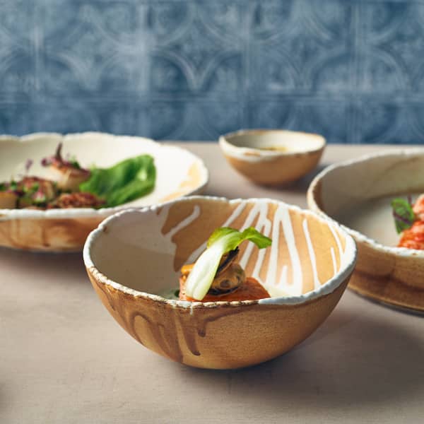 Roko Porcelain Sand Bowl 15cm - Pack of 4 3 Roko Porcelain Sand Bowl 15cm - Pack of 4 - Image 3