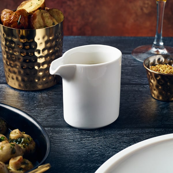 GenWare Porcelain Oval Jug 15cl/ 5oz - Pack of 6 3 GenWare Porcelain Oval Jug 15cl/ 5oz - Pack of 6 - Image 3