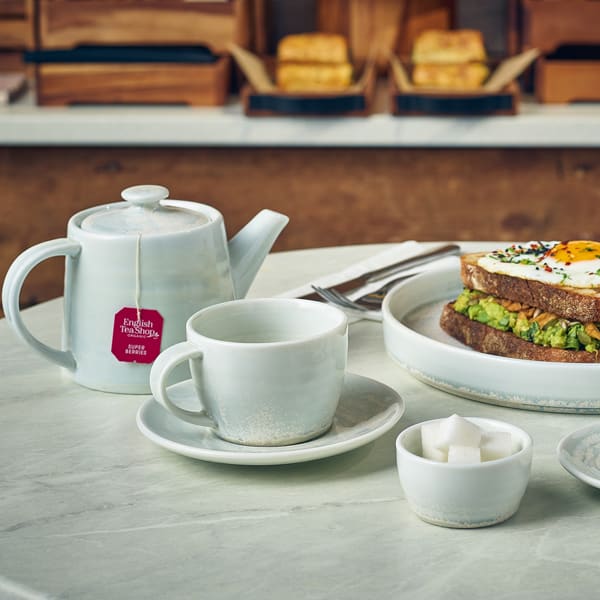 Terra Porcelain Pearl Coffee Cup 28.5cl/ 10oz - Pack of 6 2 Terra Porcelain Pearl Coffee Cup 28.5cl/ 10oz - Pack of 6 - Image 2