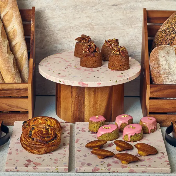 GenWare Terrazzo Platter 32 x 26cm GN 1/2 - Pack of 1 4 GenWare Terrazzo Platter 32 x 26cm GN 1/2 - Pack of 1 - Image 4