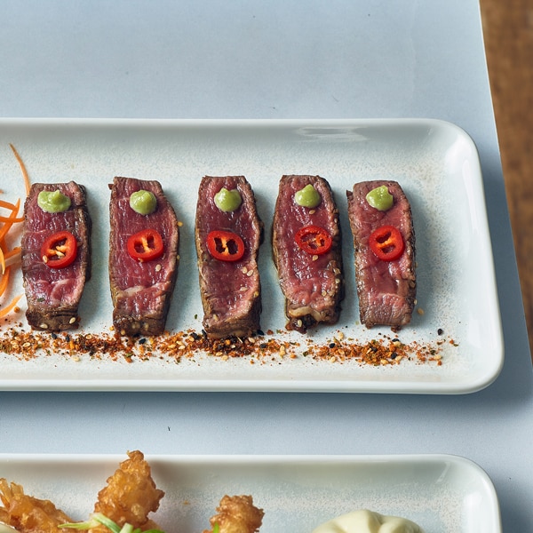 Terra Porcelain Pearl Narrow Rectangular Platter 31 x 14cm - Pack of 6 2 Terra Porcelain Pearl Narrow Rectangular Platter 31 x 14cm - Pack of 6 - Image 2