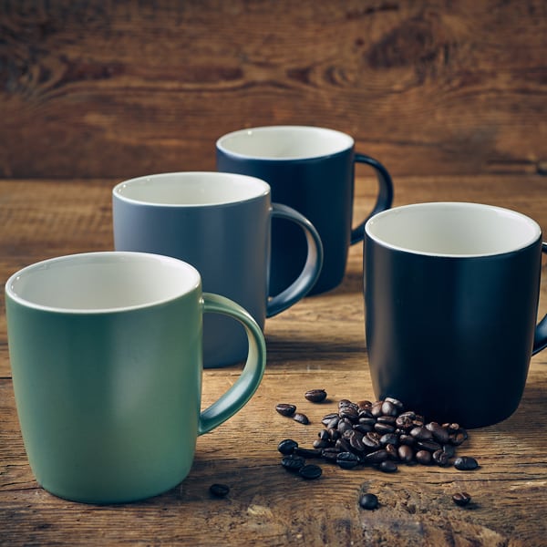 GenWare Porcelain Matt Sage Cosy Mug 35cl/ 12.3oz - Pack of 6 2 GenWare Porcelain Matt Sage Cosy Mug 35cl/ 12.3oz - Pack of 6 - Image 2
