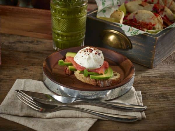 Acacia Wood Zinc Banded Serving Board 17cm 2 Acacia Wood Zinc Banded Serving Board 17cm - Image 2