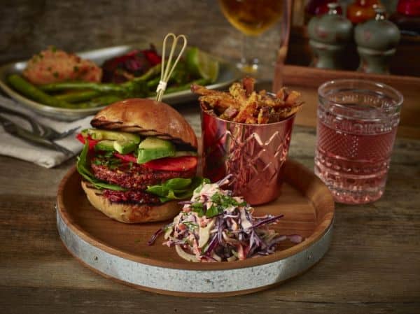 Acacia Wood Zinc Banded Serving Board 24cm 2 Acacia Wood Zinc Banded Serving Board 24cm - Image 2