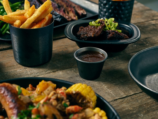 GenWare Black Vintage Steel Ramekin 71ml/ 2.5oz - Pack of 24 2 GenWare Black Vintage Steel Ramekin 71ml/ 2.5oz - Pack of 24 - Image 2