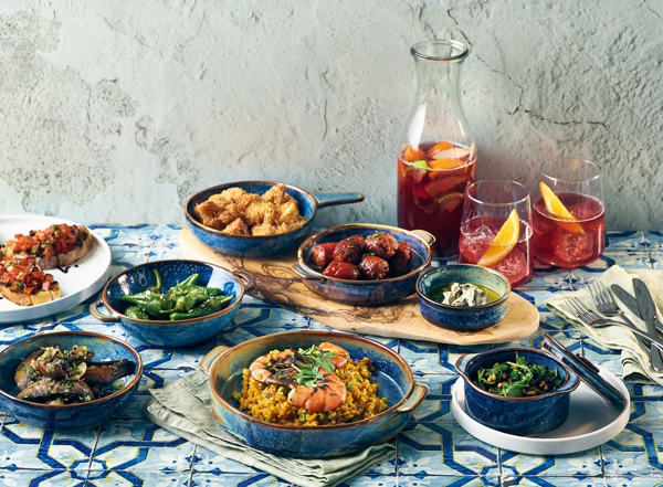 Terra Porcelain Aqua Blue Round Eared Dish 14.6cm - Pack of 6 2 Terra Porcelain Aqua Blue Round Eared Dish 14.6cm - Pack of 6 - Image 2