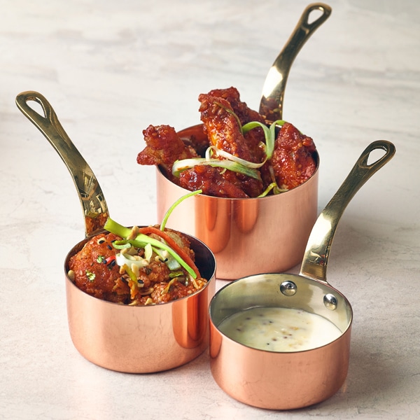 GenWare Mini Copper Sauce Pan 7.8 x 4.5cm - Pack of 6 5 GenWare Mini Copper Sauce Pan 7.8 x 4.5cm - Pack of 6 - Image 5