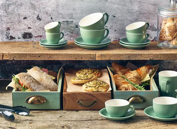 GenWare Green Wash Acacia Wood Display Drawer GN 1/3 - Pack of 1 3 GenWare Green Wash Acacia Wood Display Drawer GN 1/3 - Pack of 1 - Image 3