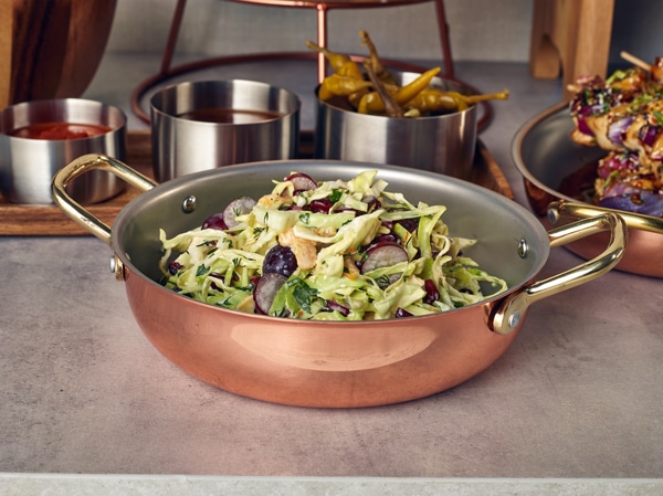 GenWare Copper Round Dish 19.5 x 5cm - Pack of 6 3 GenWare Copper Round Dish 19.5 x 5cm - Pack of 6 - Image 3