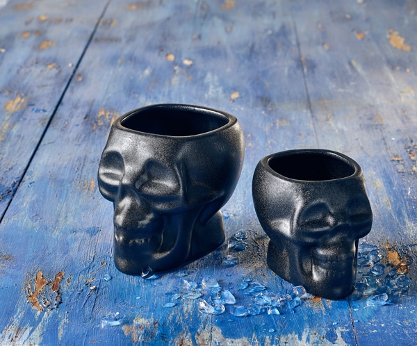 Genware Cast Iron Effect Skull Tiki Mug 80cl/ 28.15oz - Pack of 6 5 Genware Cast Iron Effect Skull Tiki Mug 80cl/ 28.15oz - Pack of 6 - Image 5