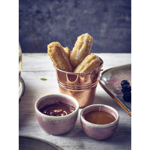 Copper Plated Serving Bucket 10cm Dia - Pack of 12 2 Copper Plated Serving Bucket 10cm Dia - Pack of 12 - Image 2