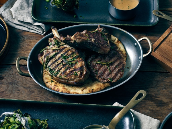 GenWare Vintage Steel Oval Dish 24.5 x 17.5cm - Pack of 6 2 GenWare Vintage Steel Oval Dish 24.5 x 17.5cm - Pack of 6 - Image 2