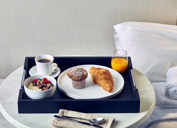 GenWare Solid Black Butlers Tray with Metal Handles 50 x 39.5cm 2 GenWare Solid Black Butlers Tray with Metal Handles 50 x 39.5cm - Image 2