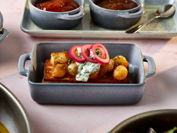 Forge Graphite Stoneware Rectangular Dish 16 x 10.5 x 4cm - Pack of 6 3 Forge Graphite Stoneware Rectangular Dish 16 x 10.5 x 4cm - Pack of 6 - Image 3