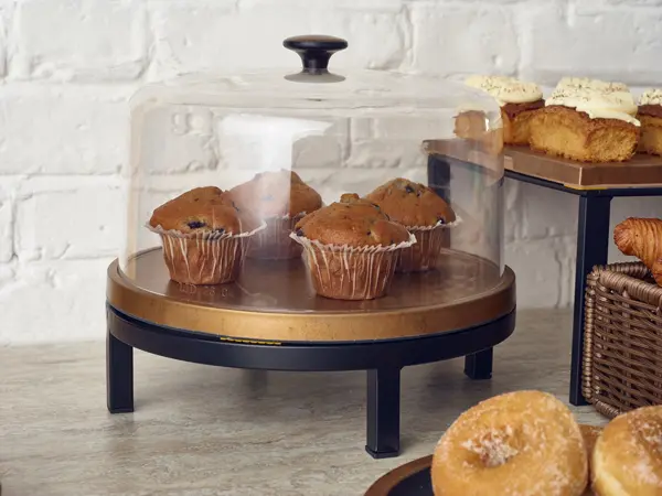 Copper Utah Melamine Round Slab 28.5cm - Pack of 1 2 Copper Utah Melamine Round Slab 28.5cm - Pack of 1 - Image 2