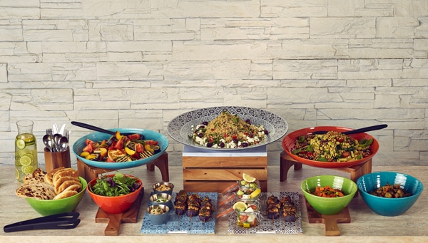 Light Blue Glazed Melamine Casablanca Bowl 38 x 4.5cm 3 Light Blue Glazed Melamine Casablanca Bowl 38 x 4.5cm - Image 3