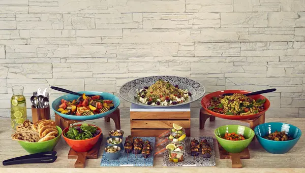 Blue Marrakesh Melamine GN 1/1 Slab 53 x 32.5cm - Pack of 1 4 Blue Marrakesh Melamine GN 1/1 Slab 53 x 32.5cm - Pack of 1 - Image 4