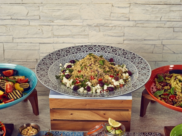 Grey Marrakesh Melamine Bowl 48 x 6cm - Pack of 1 3 Grey Marrakesh Melamine Bowl 48 x 6cm - Pack of 1 - Image 3