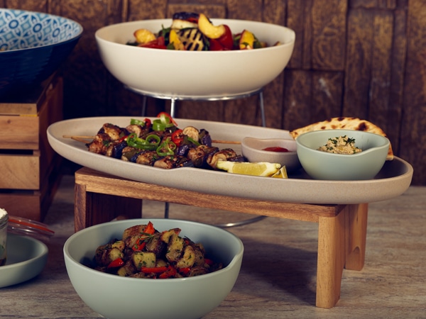 Genware Acacia Wood Buffet Riser GN 1/3 12cm (H) 4 Genware Acacia Wood Buffet Riser GN 1/3 12cm (H) - Image 4