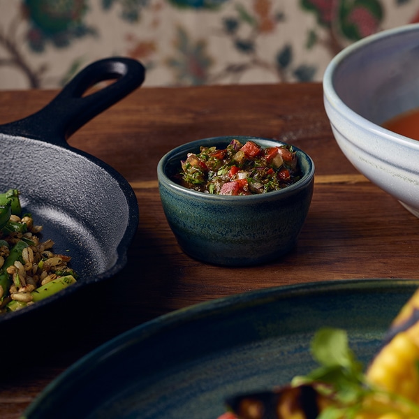 Terra Porcelain Aqua Green Ramekin 7cl/2.5oz - Pack of 12 2 Terra Porcelain Aqua Green Ramekin 7cl/2.5oz - Pack of 12 - Image 2